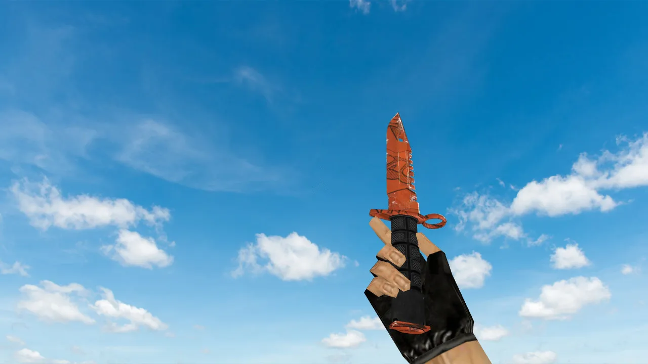 Скриншот Модель ножа Штык-нож M9 «БАХ» v_ для CS 1.6: p_ и w_ модели, звуки, анимация осмотра