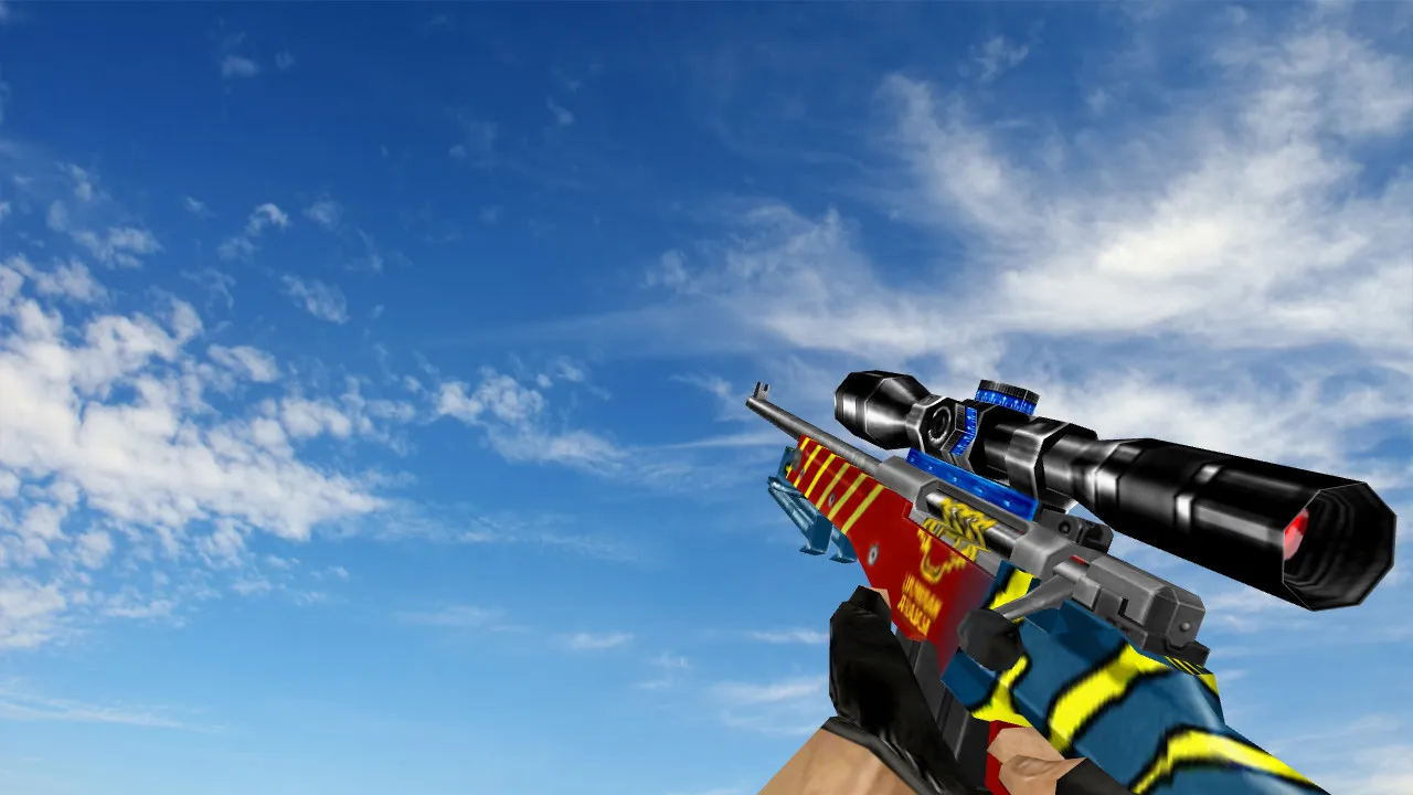 Скриншот Модель AWP Malaysia для CS 1.6 - Качественные текстуры и анимация