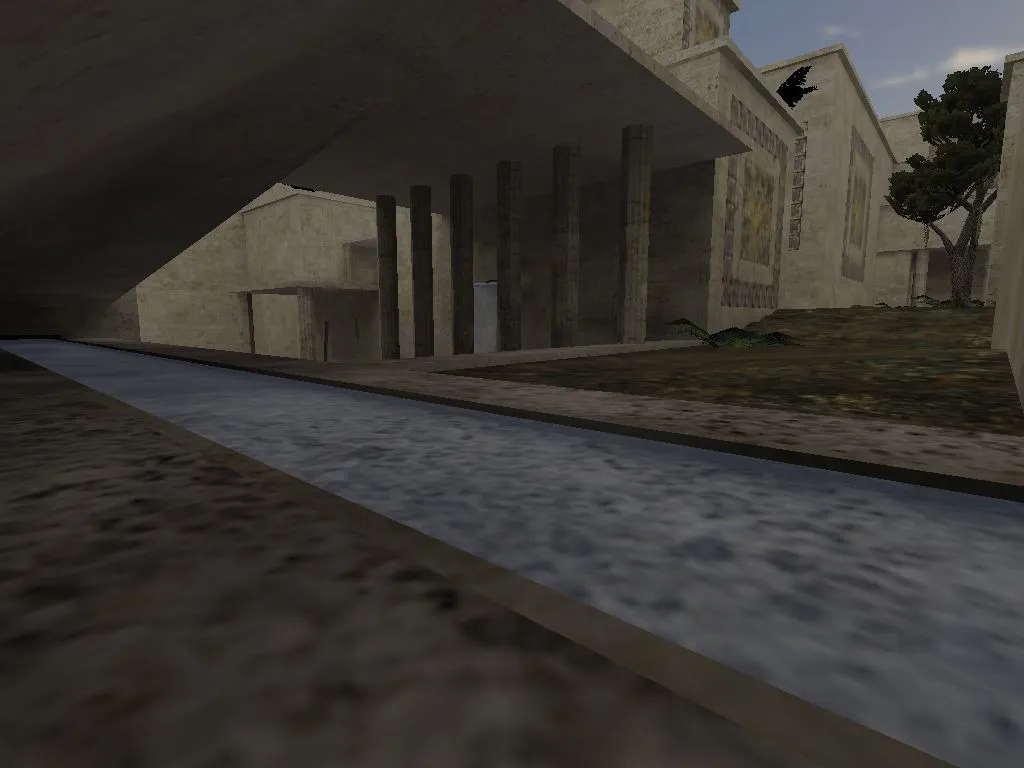 Скриншот  Карта «sunworld» для CS 1.6 - тактика и особенности