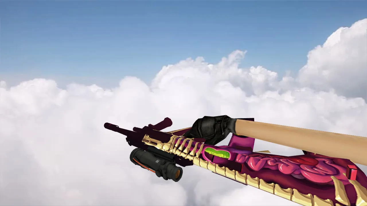 Скриншот Модель AUG Huge Guts для CS 1.6 - Оружие с уникальным дизайном