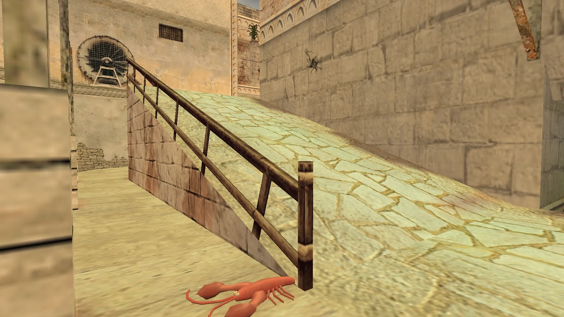 Скриншот Карта de_abou для CS 1.6: точки, маршруты, .nav для ботов и настройки для стабильного FPS