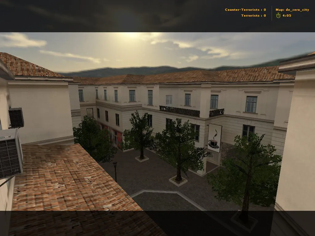Скриншот  Карта de_zero_city для CS 1.6 - Тактическое преимущество на каждом шаге