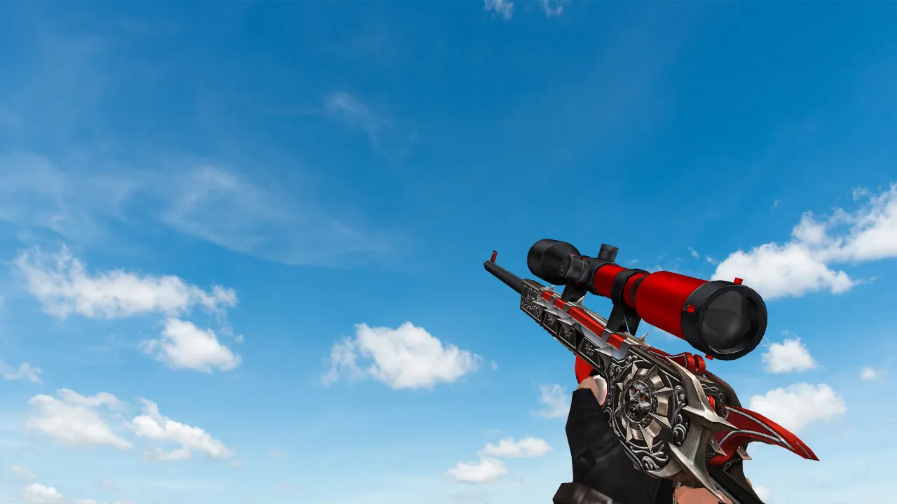 Скриншот Модель AWP Blood Hunter для CS 1.6 - Оружие с уникальным дизайном