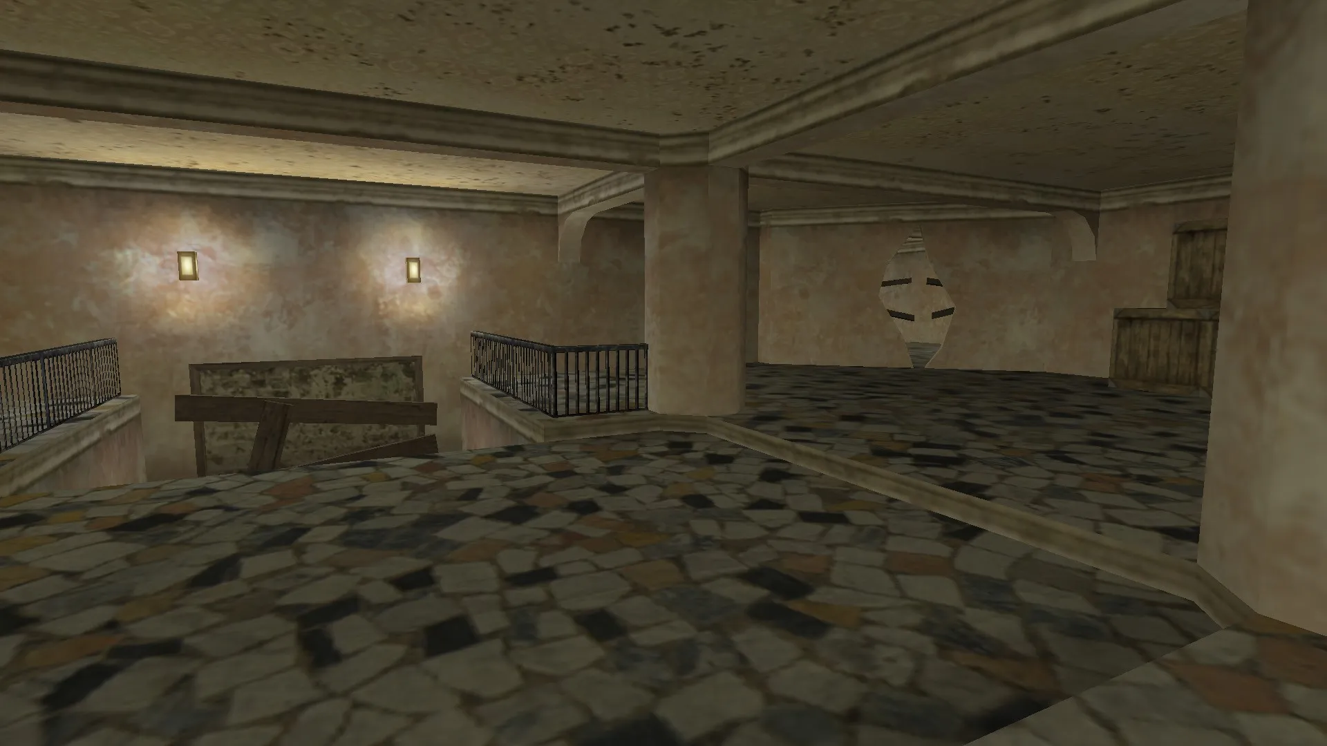 Скриншот  Карта de_esl_autumn для CS 1.6: тактика CT/T, точки контроля, .nav для ботов и оптимизация