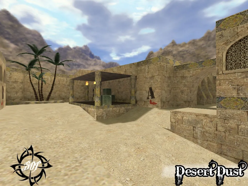 Скриншот Карта «de_desert_dust_b1» для CS 1.6