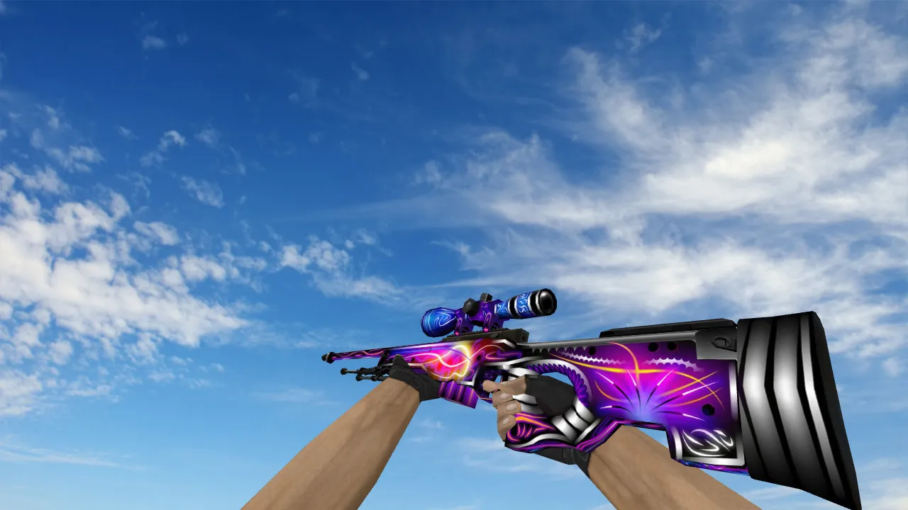 Скриншот Модель AWP Iron Ultraviolet для CS 1.6 - Идеальный выбор