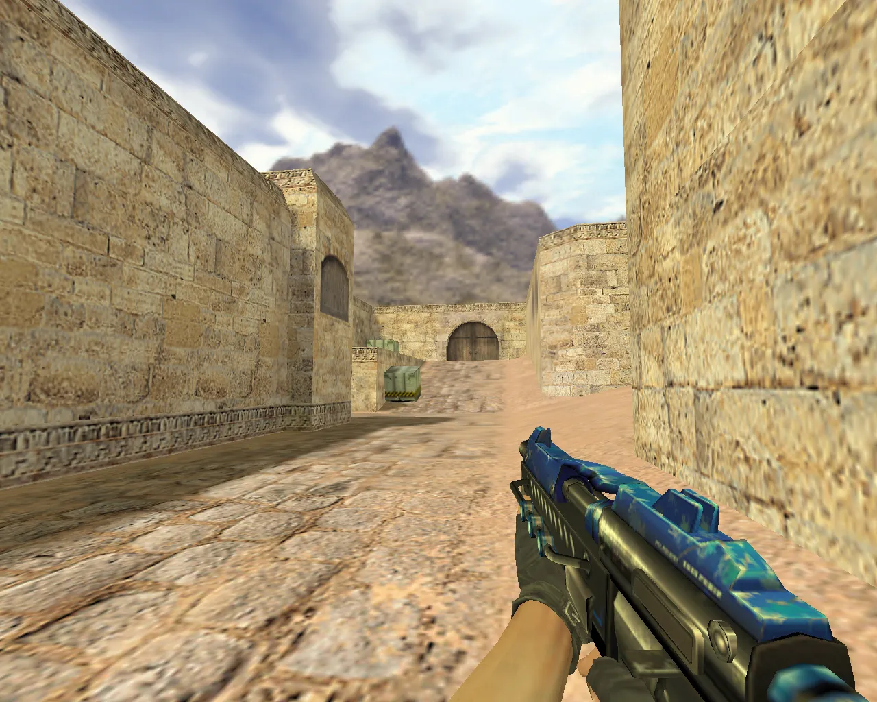 Скриншот Модель «MP5 Голубое будущее» для CS 1.6