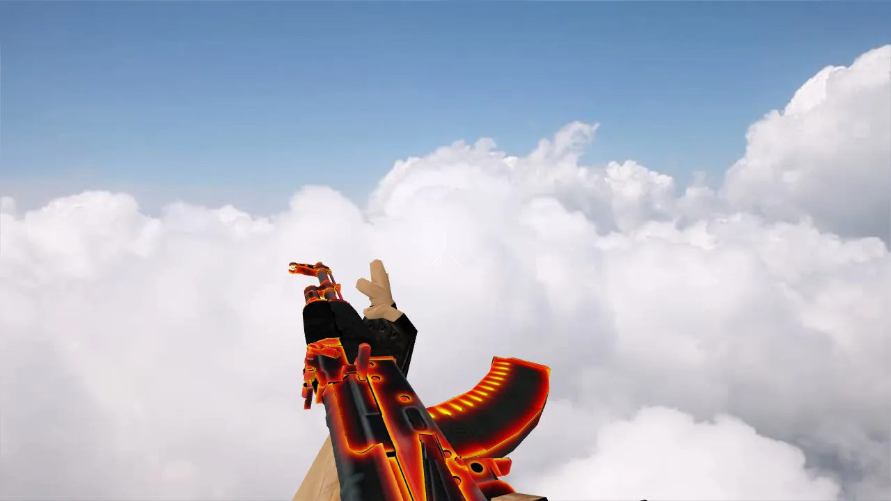 Скриншот Модель «AK-47 Heat» для CS 1.6 - Качество и Уникальность