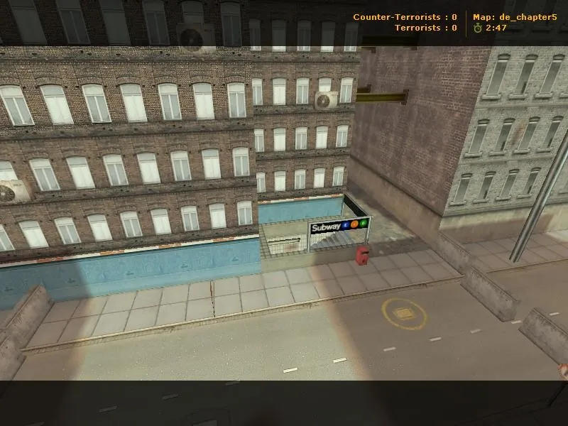 Скриншот  Карта de_chapter5 для CS 1.6: тактика за Т и КТ, точки, раунды, .nav и оптимизация