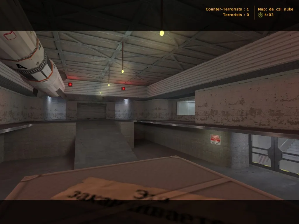 Скриншот  Карта de_czl_nuke для CS 1.6: точки, маршруты за CT/T, .nav для ботов, оптимизация wpoly/epoly