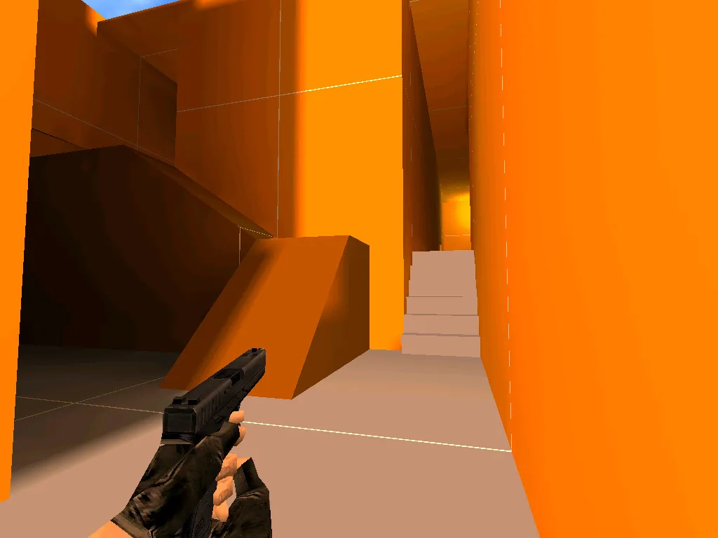 Скриншот  Карта de_walklane для CS 1.6: Обзор, Тактики и Оптимизация