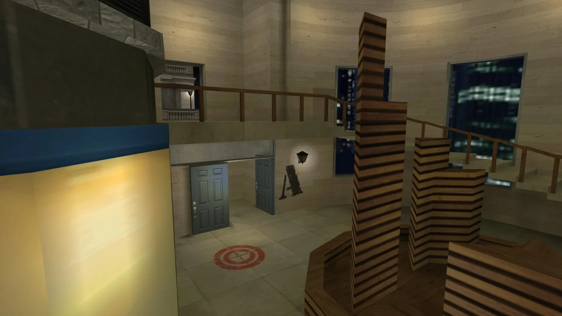 Скриншот  Карта de_skyscraper для Counter-Strike 1.6 – тактические особенности и советы