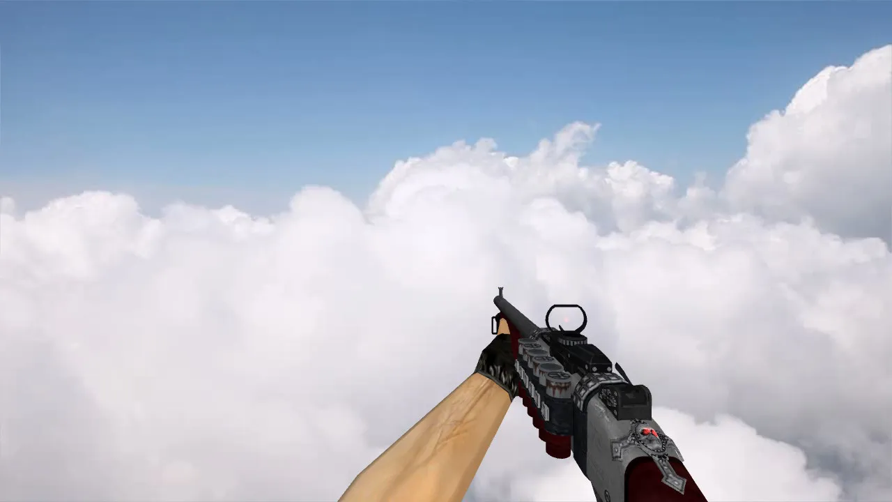 Скриншот Модель «SF2 M870 Redslug» для CS 1.6 - качай уникальный скин