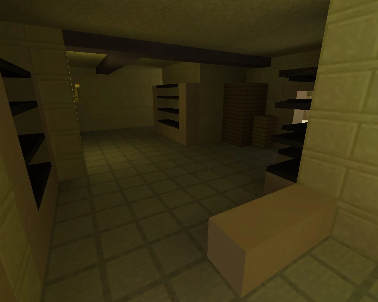 Скриншот  Карта de_mirage_minecraft для CS 1.6 – Оптимизированный геймплей