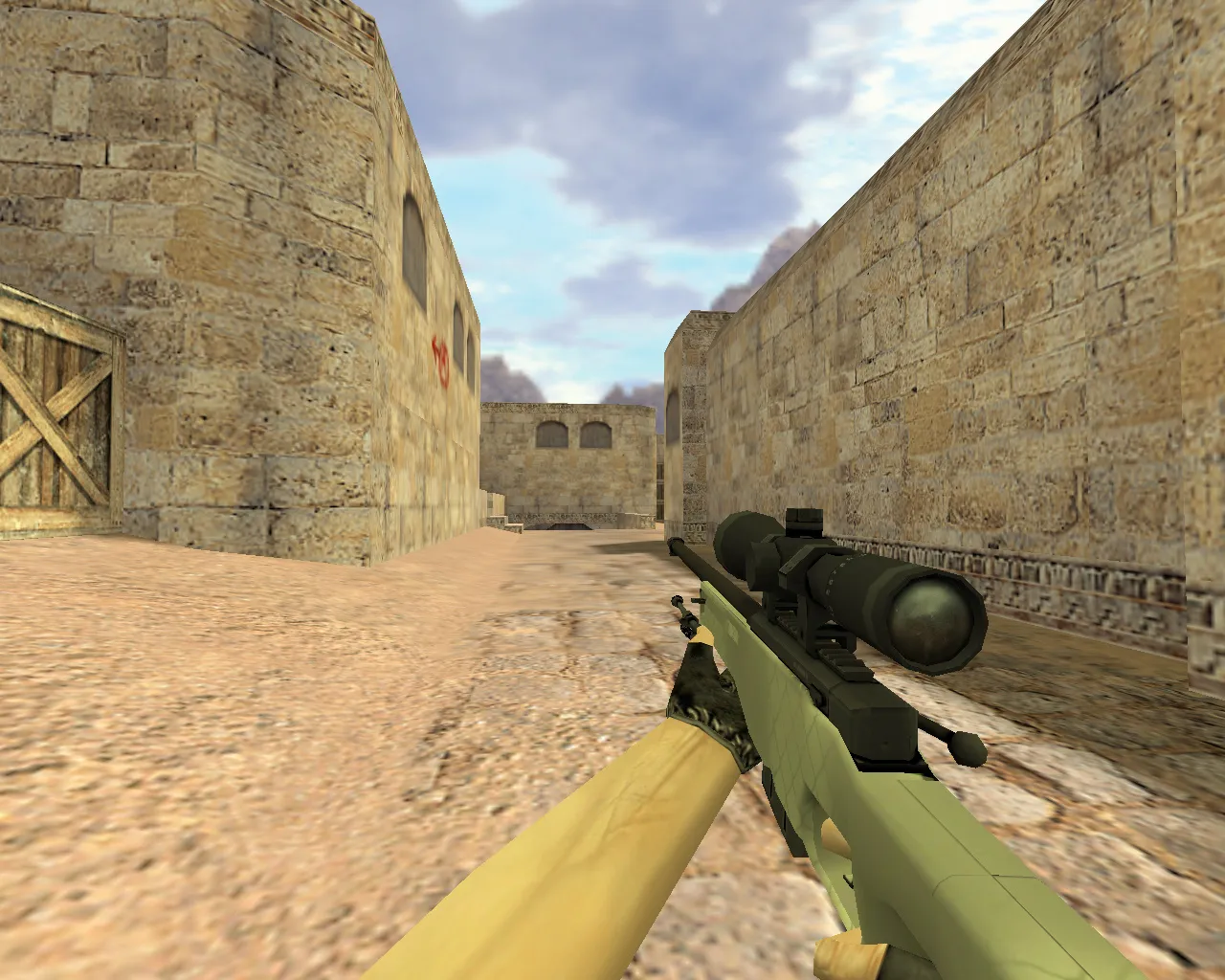 Скриншот Модель «AWP Африканская сетка» для CS 1.6 – Оружие с уникальным дизайном