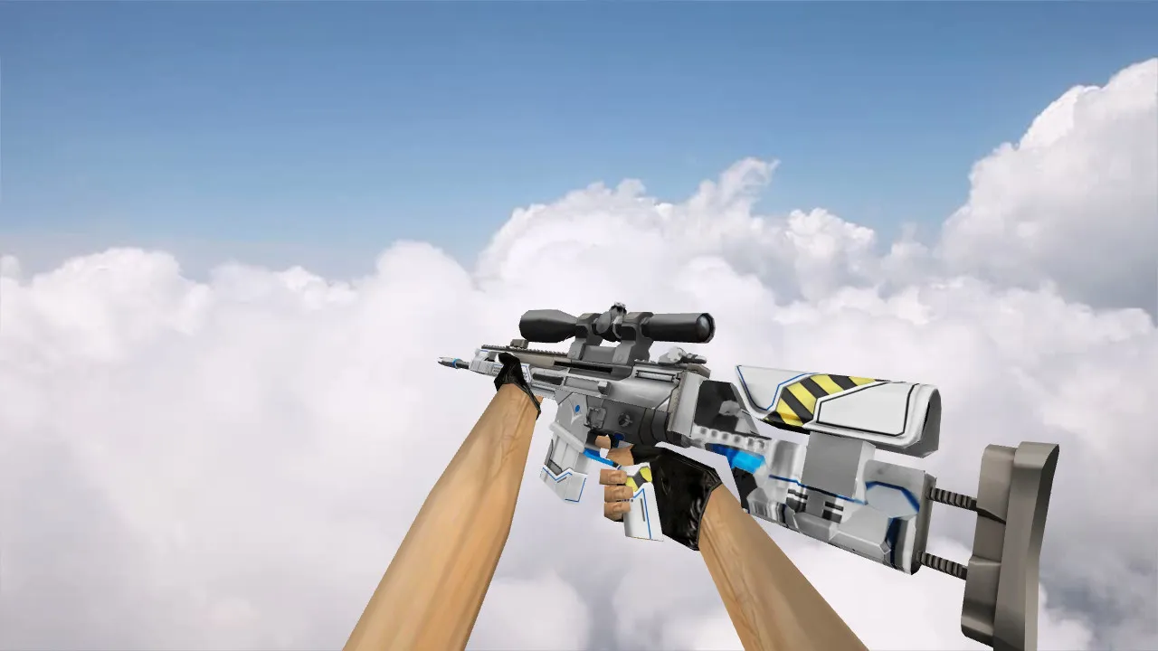 Скриншот Модель SCAR-20 Gemini для CS 1.6 - Качественные текстуры и анимации