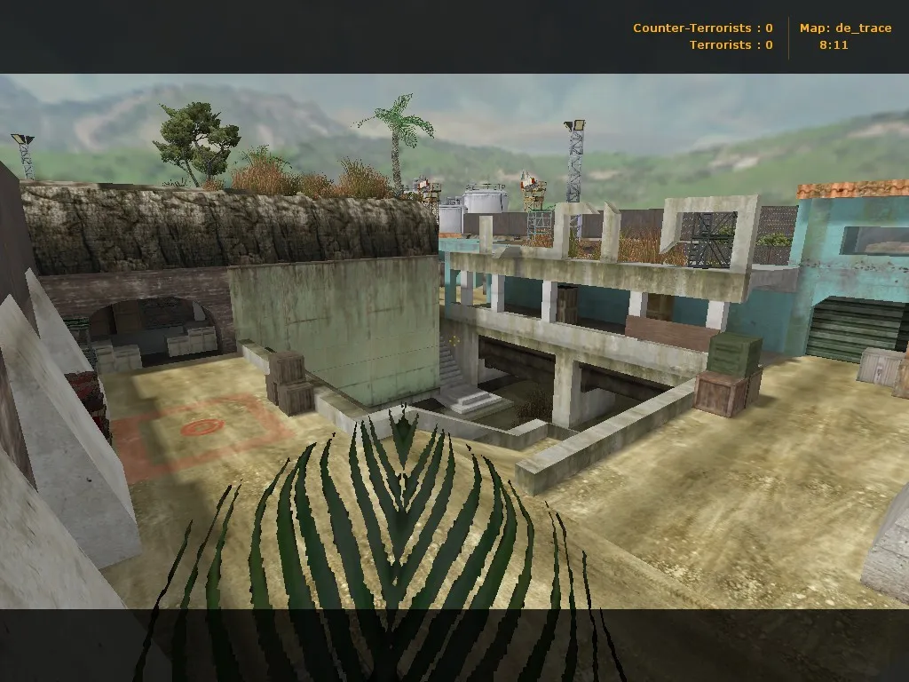 Скриншот  Карта de_trace для CS 1.6: тактики, баланс и оптимизация