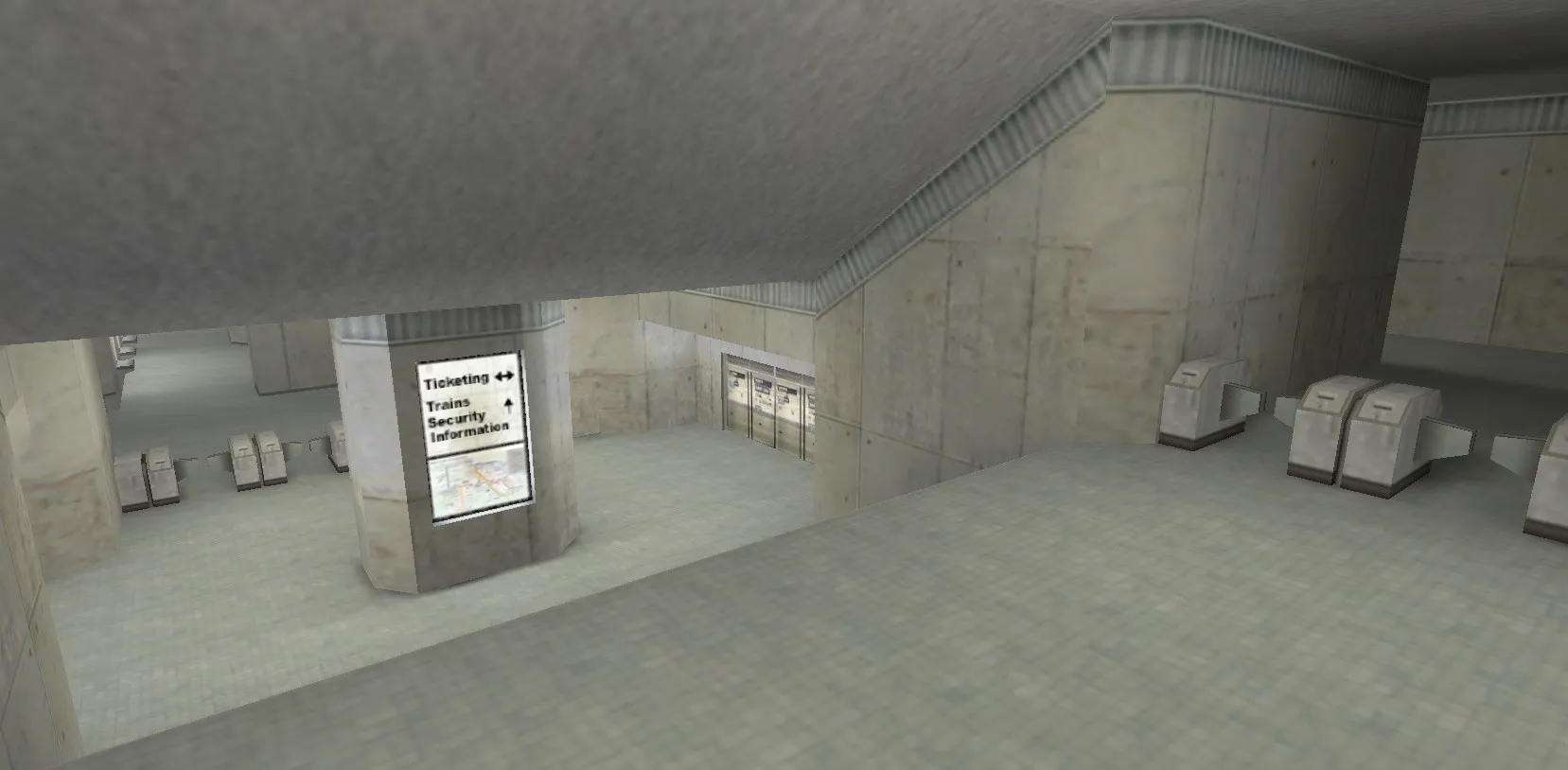 Скриншот  Карта de_rapidtransit для CS 1.6 - Тактические возможности и особенности