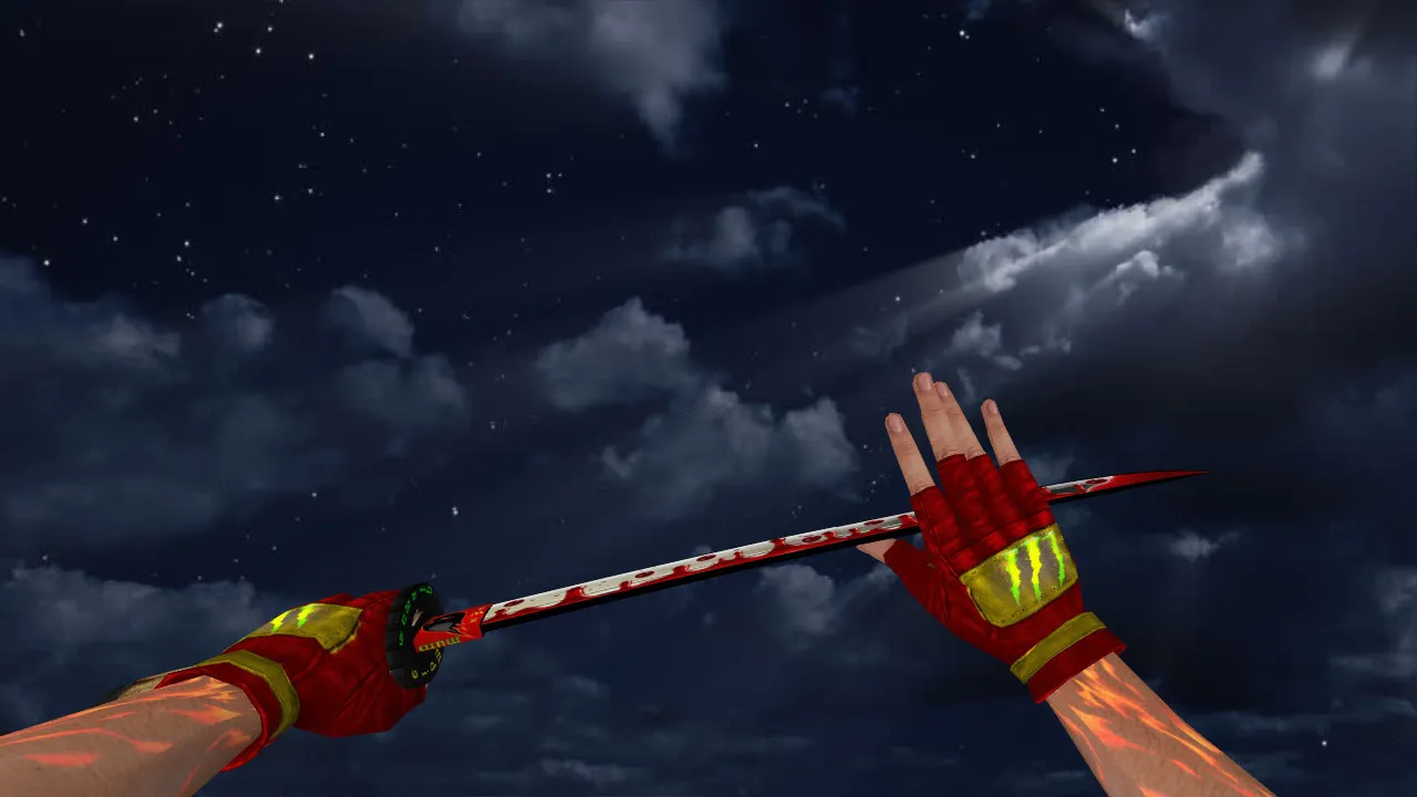 Скриншот Модель Knife Georgia для CS 1.6: v_, p_, w_ нож, звуки, анимация осмотра, текстуры и настройка