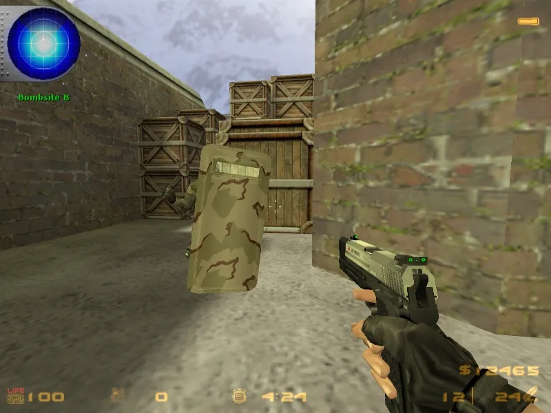 Скриншот Модель «Camo Shield Pack» для CS 1.6: v_ / p_ / w_ щиты, звуки и анимации осмотра