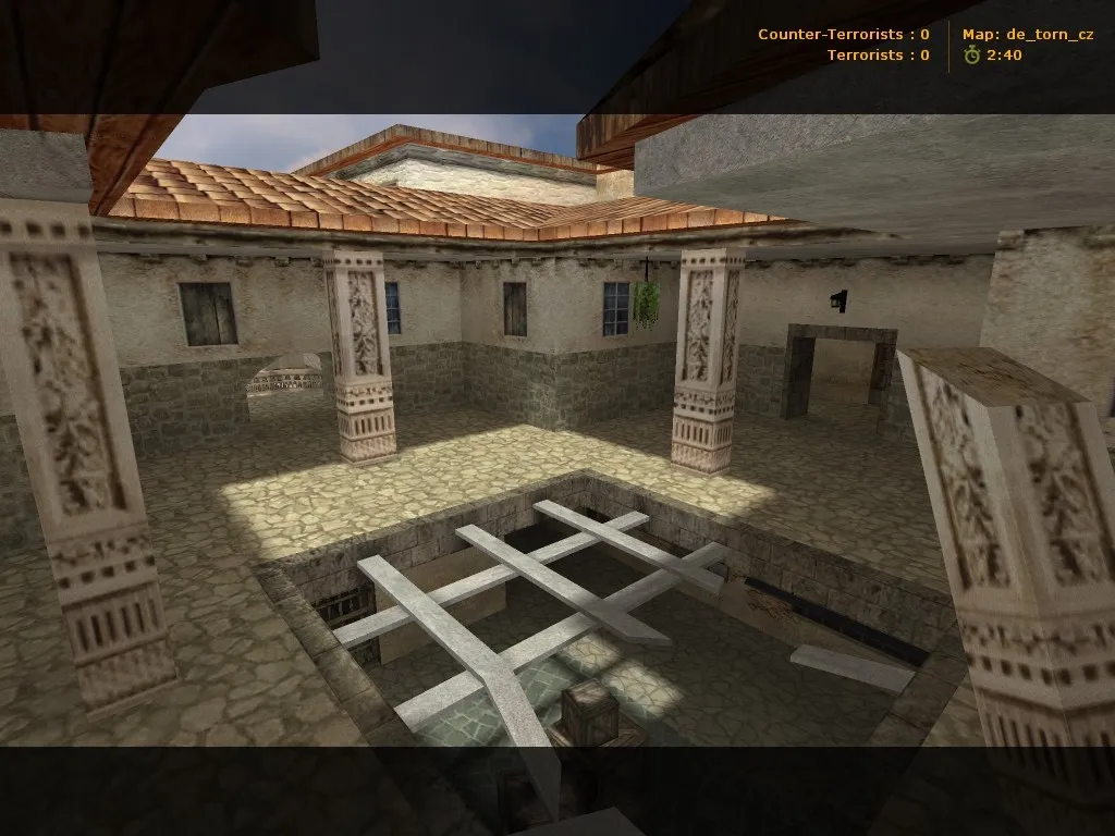 Скриншот Карта de_torn_cz для Counter-Strike 1.6 - Тактика и особенности