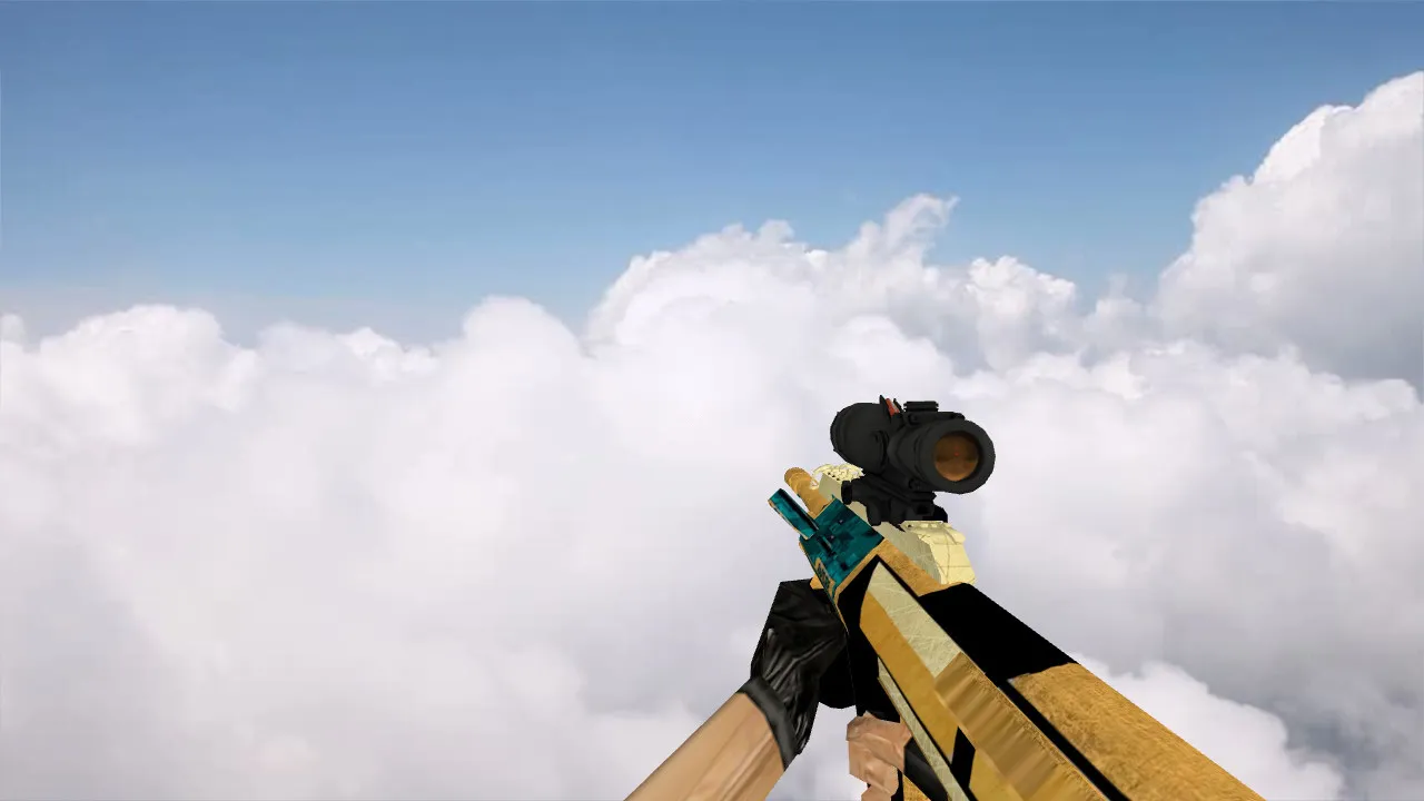 Скриншот Модель AUG Deco для CS 1.6 - Уникальный стиль и функциональность