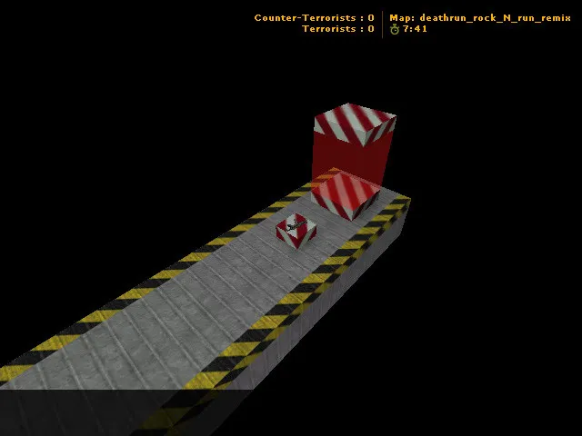 Скриншот  deathrun_rock_n_run_remix для CS 1.6: карта deathrun, точки, маршрут и оптимизация