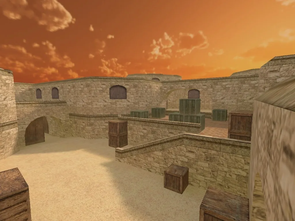 Скриншот  de_deltareid_sr2012 карта для CS 1.6: баланс сторон, тактика, bоты .nav и оптимизация