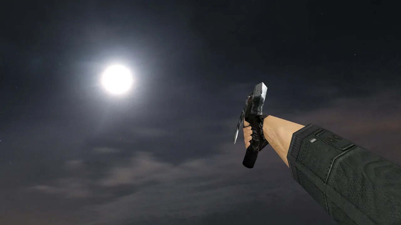 Скриншот Модель ножа «Blackshot Wolf Fang» v_ knife для CS 1.6: p_ и w_ версии, звуки, анимация осмотра, текстуры