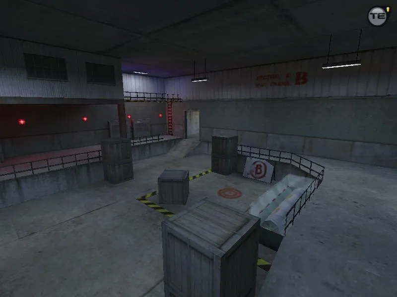 Скриншот  css_crane — DE карта для CS 1.6: точки, спавны, тактика T и CT, .nav и оптимизация