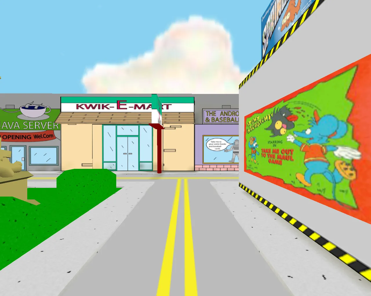 Скриншот  fy_simpsons_ach для CS 1.6: тактика, точки, .nav и оптимизация карты FY