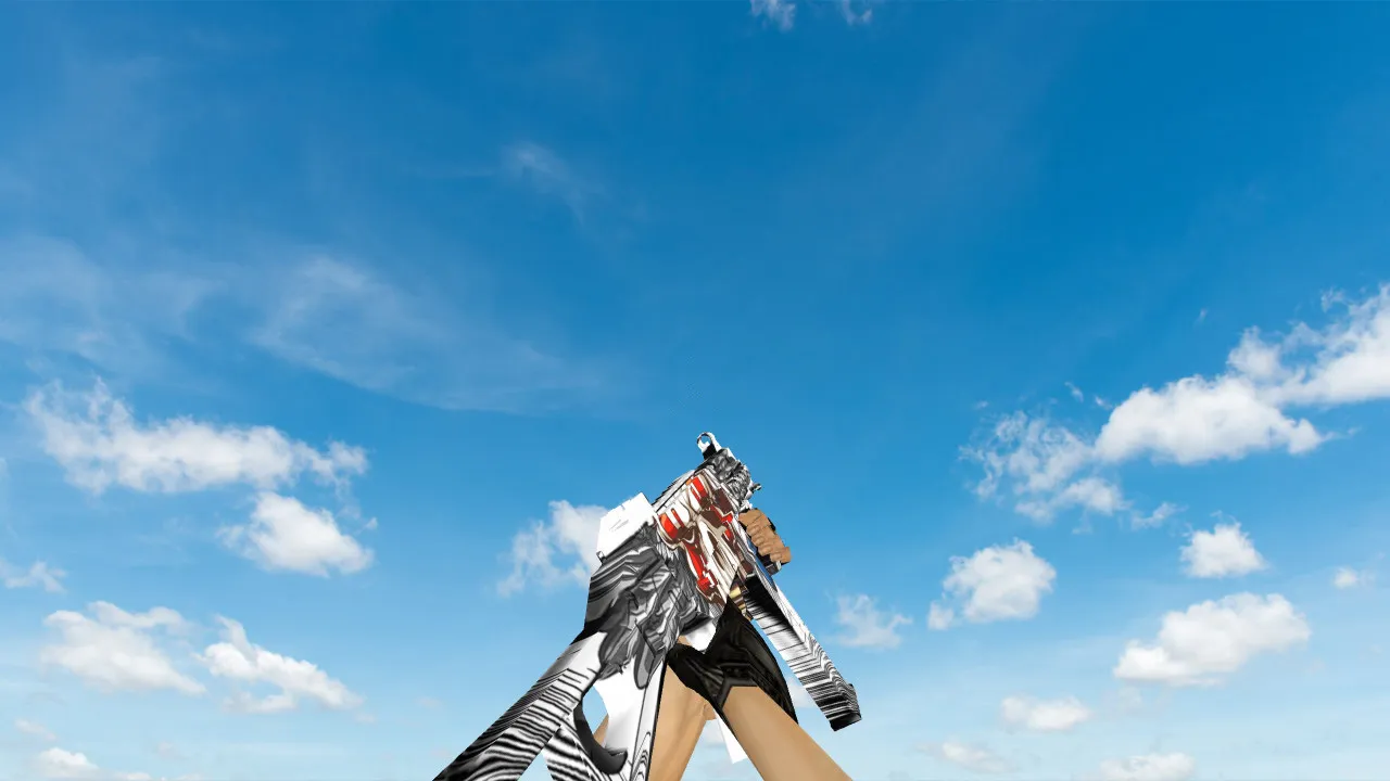 Скриншот Модель «UMP-45 Primal» для CS 1.6 - Оружие с уникальным дизайном