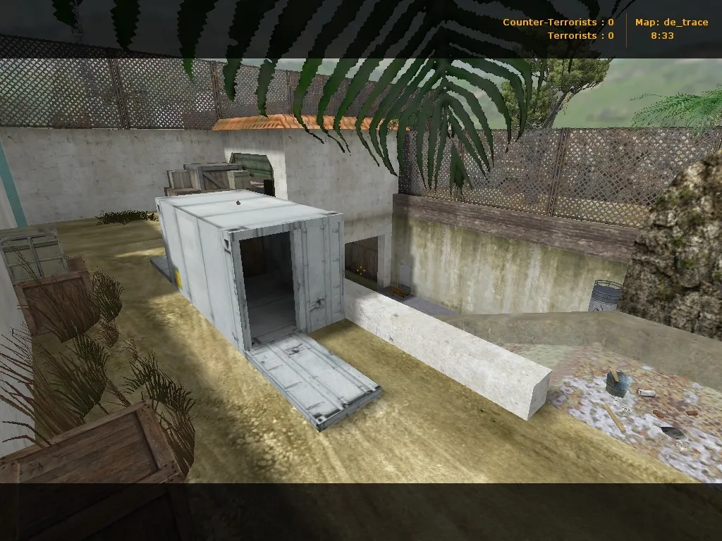 Скриншот  Карта de_trace для CS 1.6: тактики, баланс и оптимизация