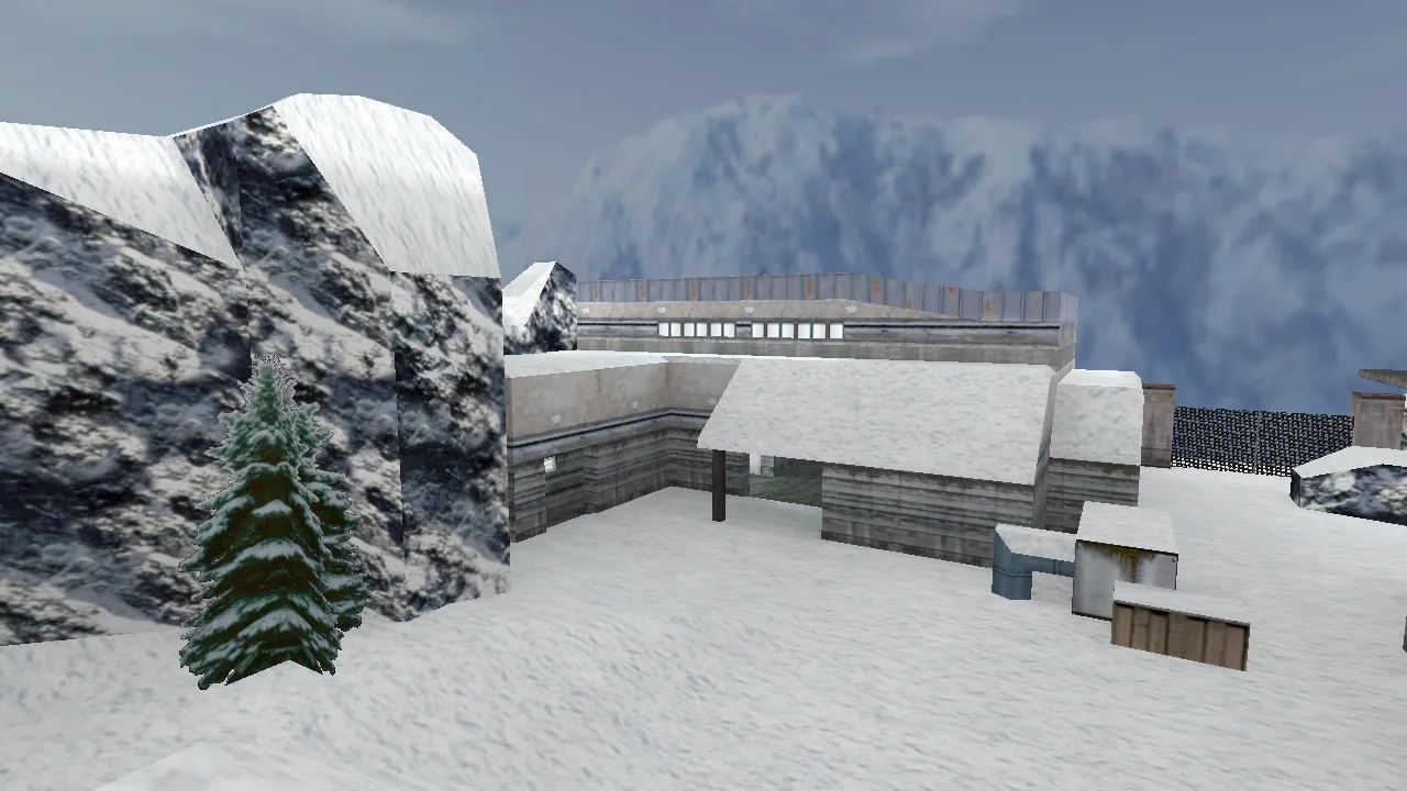 Скриншот Карта de_winternuke для CS 1.6: тактика и особенности