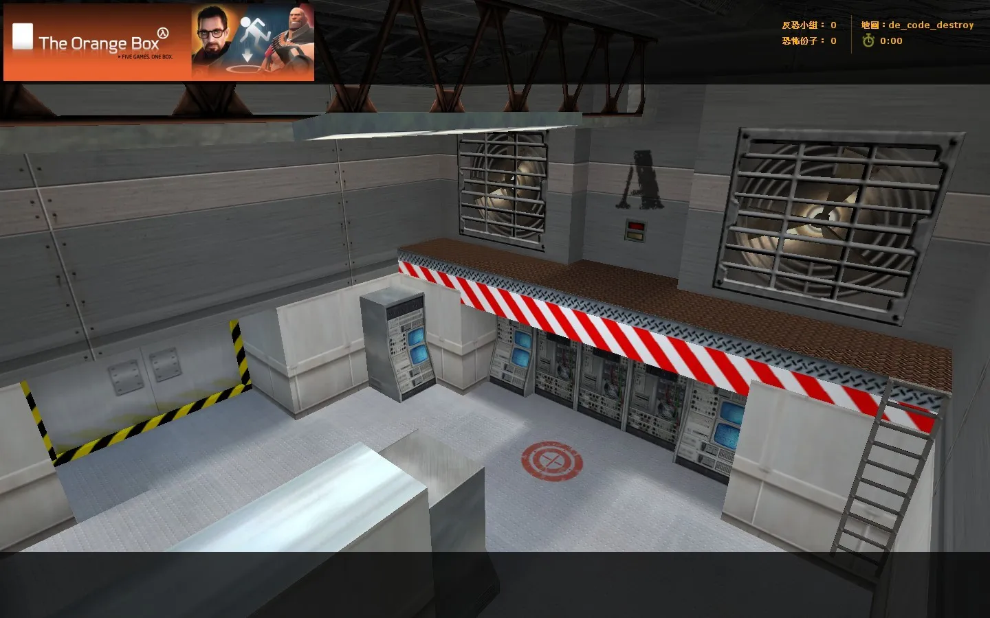 Скриншот  de_code_destroy — DE карта для CS 1.6: точки, тактика, оптимизация и .nav для ботов