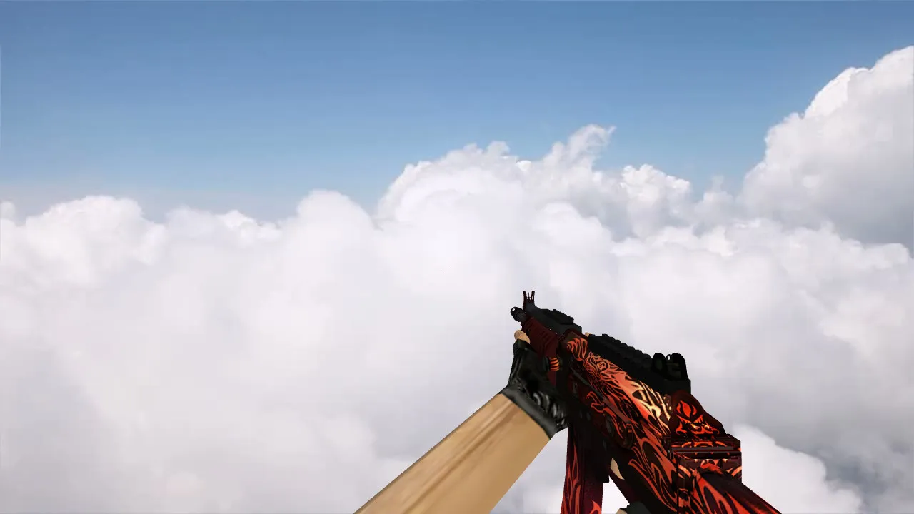 Скриншот Модель Galil Scorching Dragon для CS 1.6 - Уникальные текстуры и анимация