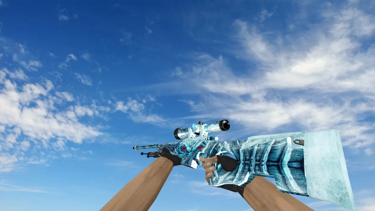 Скриншот Модель AWP Frozen Cold для CS 1.6 - Оружие с уникальным дизайном