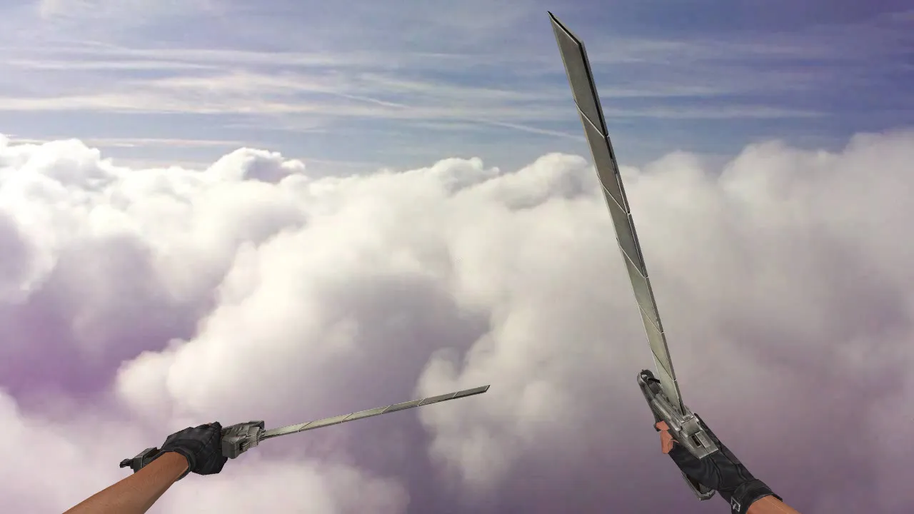 Скриншот Модель «Snap Blade» для CS 1.6: нож v_ и p_ модели, анимация осмотра, звуки и качество текстур