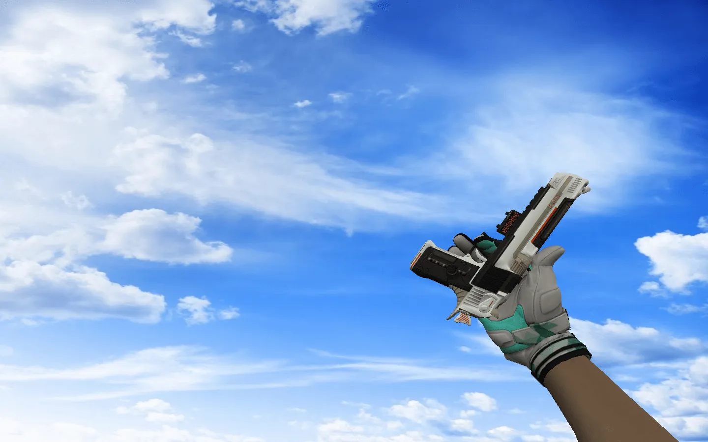 Скриншот Пак оружия CS 1.6 с мотоциклетными перчатками «Мята»: AK-47, AWP, DE, Glock-18, M4A4, SSG 08, USP-S и ножи