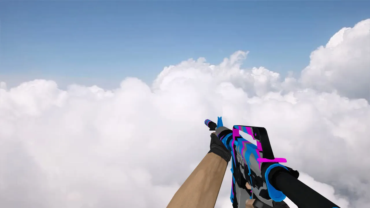 Скриншот М4А1 Dark Energy v_model, p_model, w_model для CS 1.6: звук, анимация осмотра и текстуры