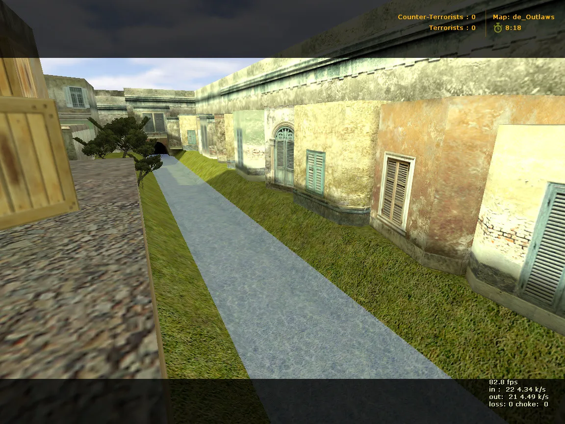 Скриншот de_cuba карта для CS 1.6: баланс сторон, точки, .nav и оптимизация wpoly/epoly