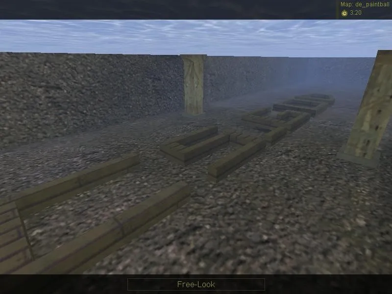 Скриншот Карта «de_paintball» для CS 1.6