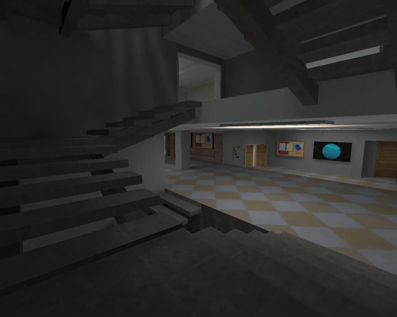 Скриншот  Карта cs_51school для CS 1.6: точки, баланс сторон, .nav для ботов и оптимизация wpoly/epoly