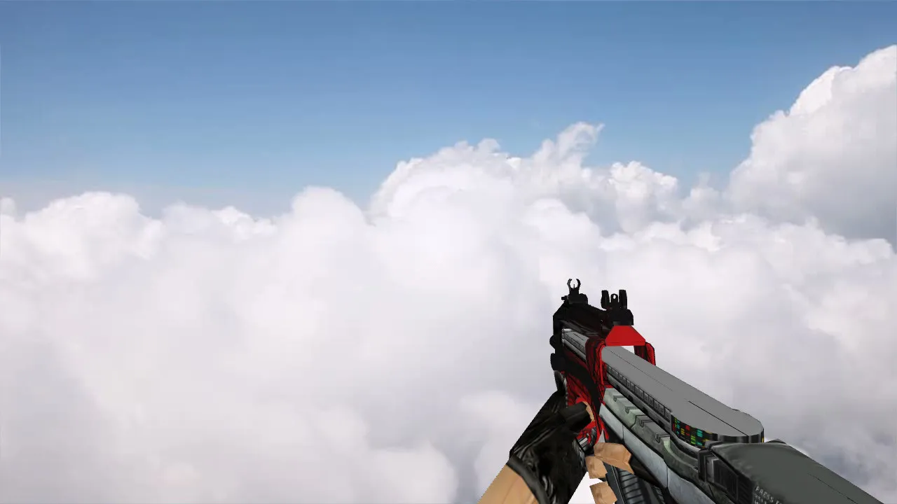 Скриншот Модель P90 Eye Spy для CS 1.6 - Уникальный скин для вашего оружия