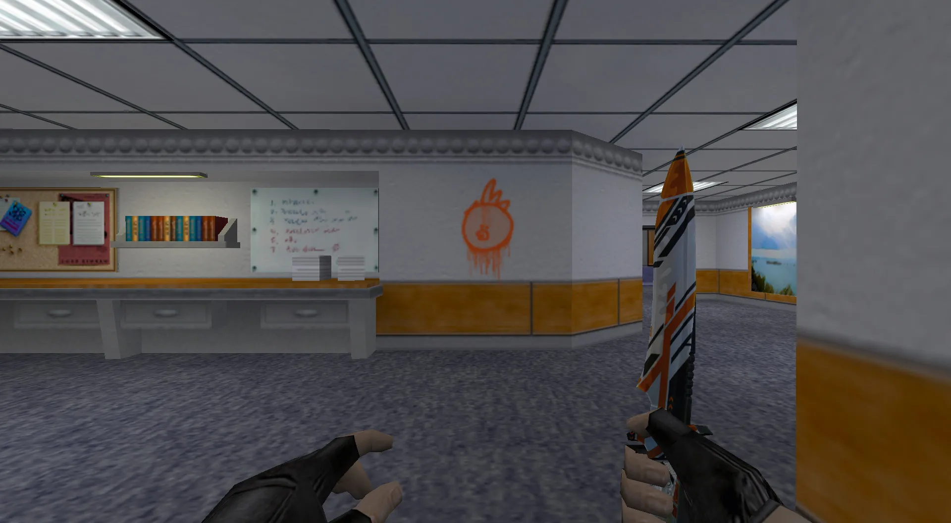 Скриншот  Граффити «Куд-кудах» для CS 1.6 - Уникальный стиль для вашей игры