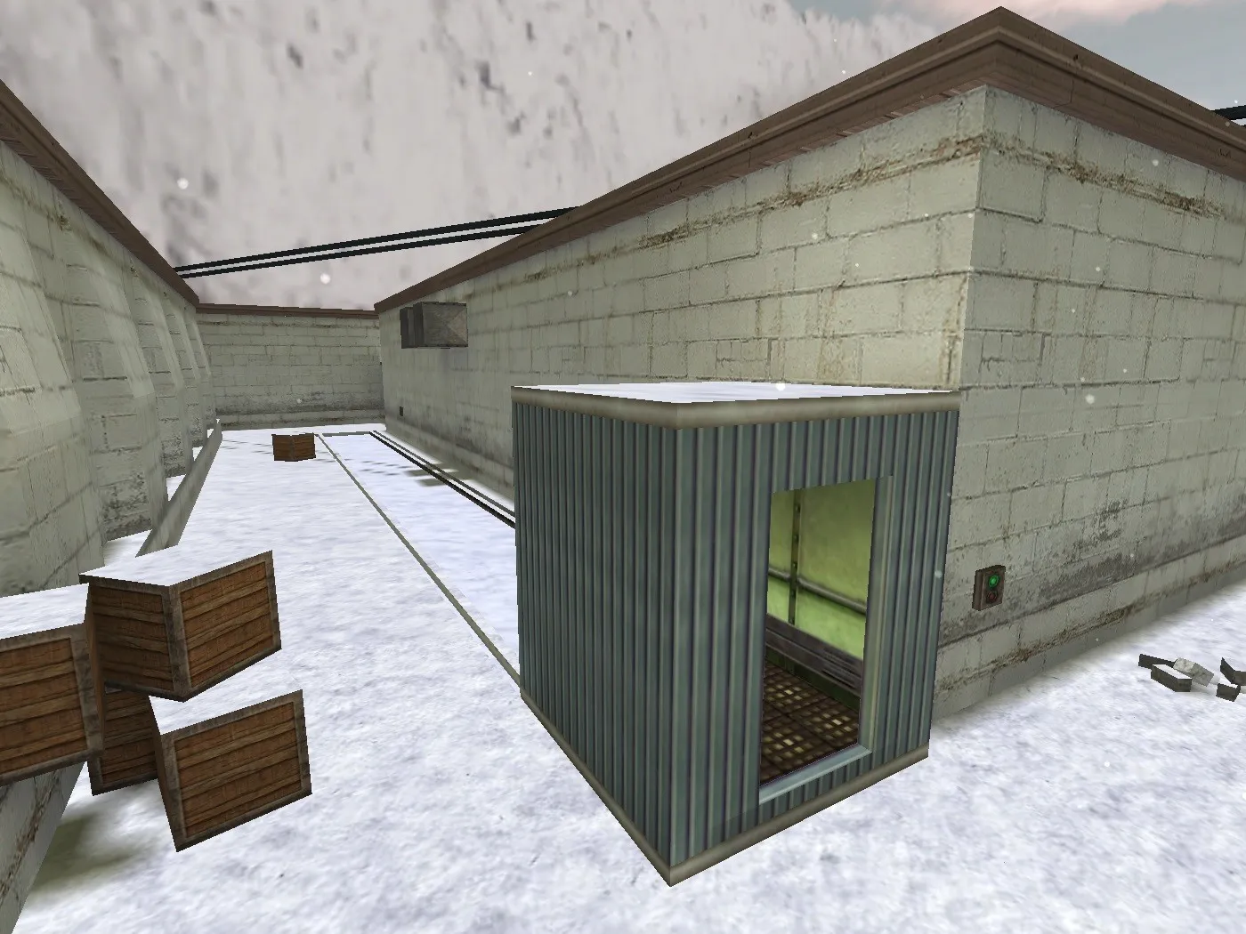 Скриншот de_bourne_snow для CS 1.6: тактика, точки, навигация ботов и оптимизация wpoly/epoly