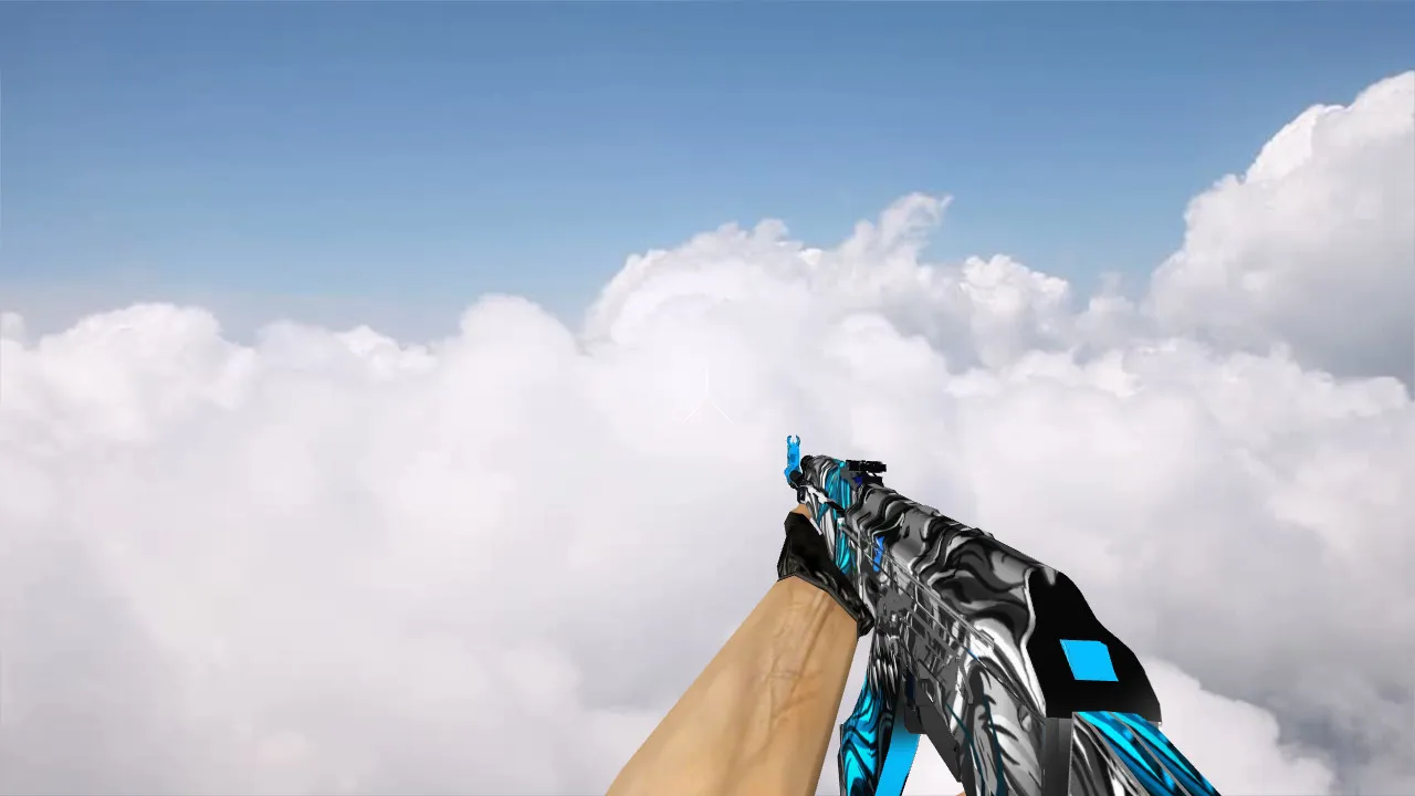 Скриншот Модель AK-47 Tokolosi Neptune v_ для CS 1.6: p_ w_ звуки, анимация осмотра, текстуры