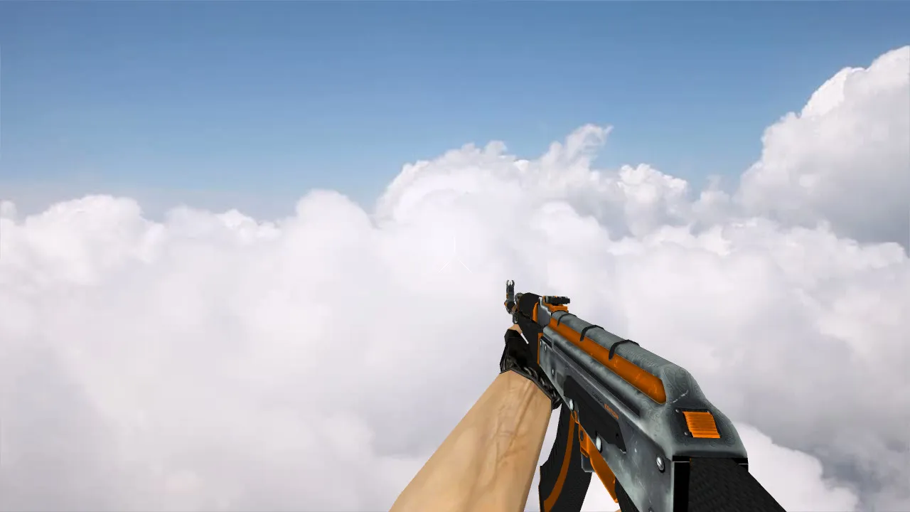 Скриншот Модель АК-47 Carbon Edition для CS 1.6 – Идеальный выбор для геймеров