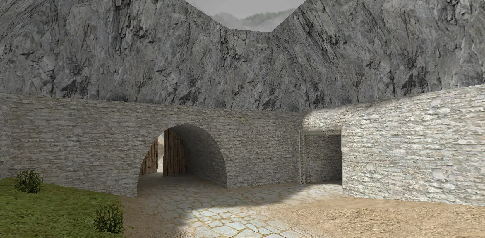 Скриншот de_aztec23_beta2 — DE карта для CS 1.6: точки, .nav, баланс сторон, оптимизация wpoly/epoly