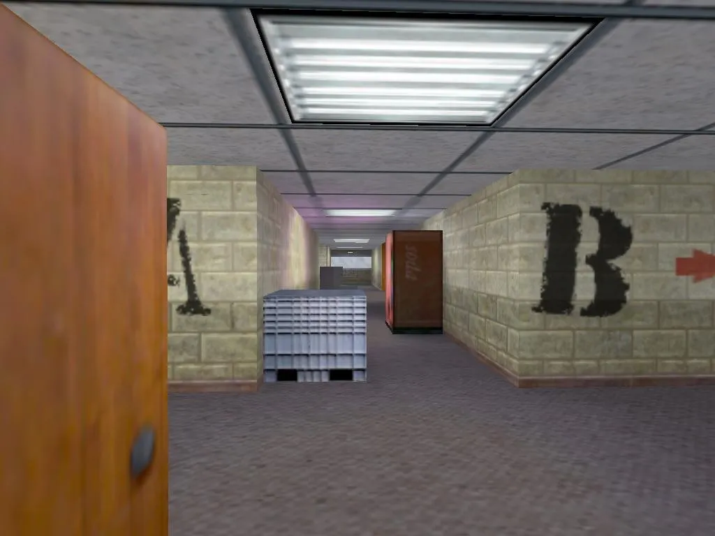 Скриншот  Карта de_workoffice для CS 1.6 - Тактические возможности и оптимизация